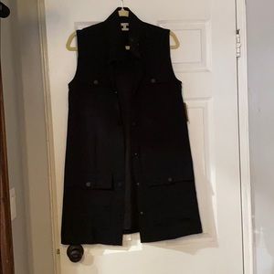 NWT RACHEL Rachel Roy • Black Vest Dress